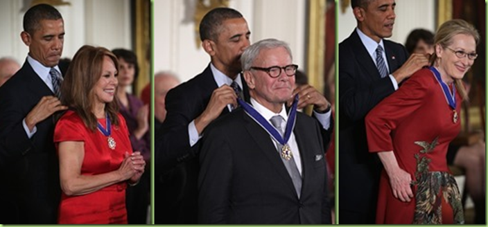 presidential medal thomas brokaw streep